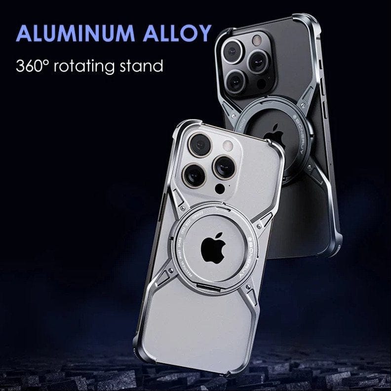Titanium Frameless Cooling Bracket Case For iPhone