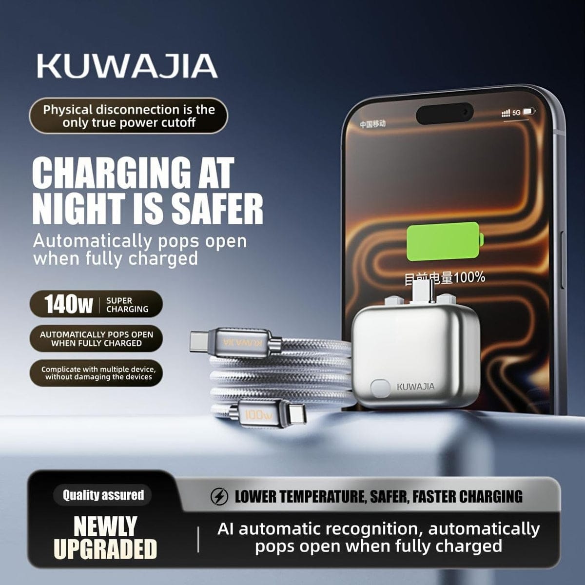 Premium Smart Charger Adapter Auto Power Disconnector