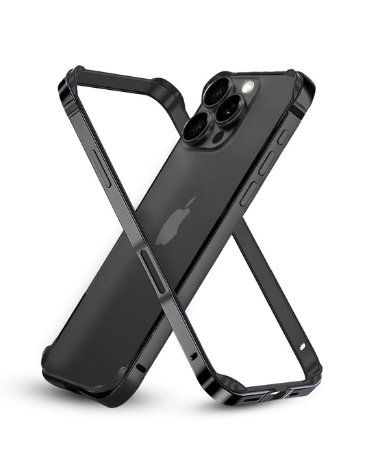 Aluminum Bumper Mag-Safe Wireless Charging Edge Armor Protective Minimal Case For iPhone