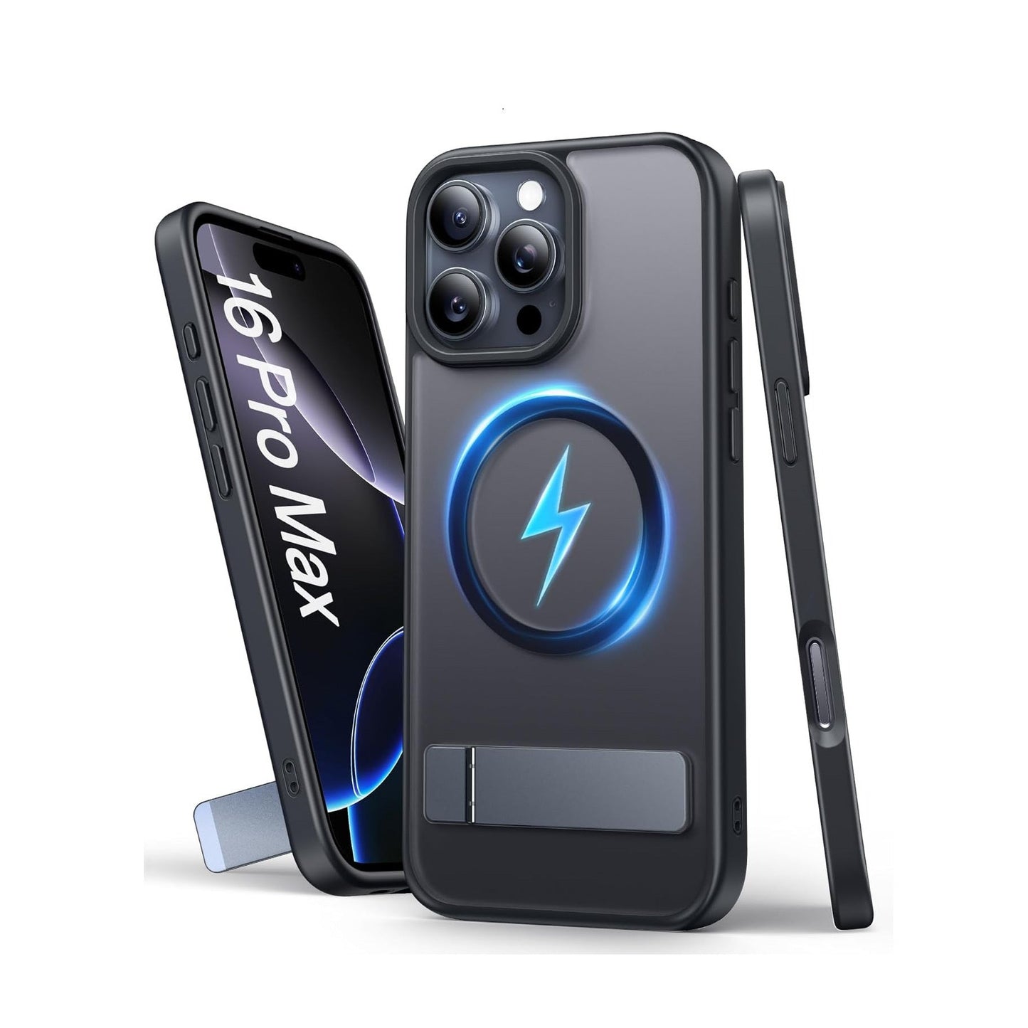 Magnetic Back With Build-In Stand Case for iPhone