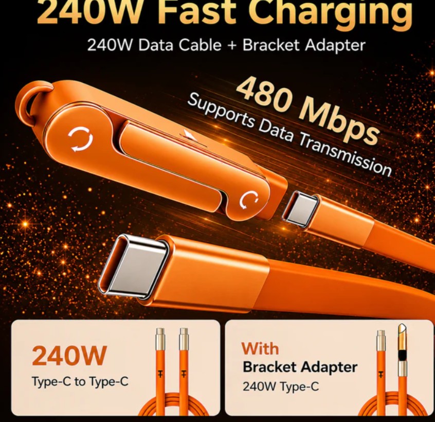 ChargeStand Pro 2-In-1 Smart Cable
