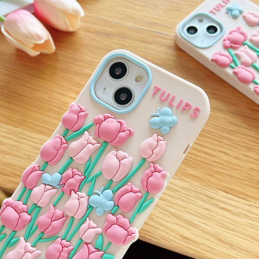 Pink Soft Tulip Case