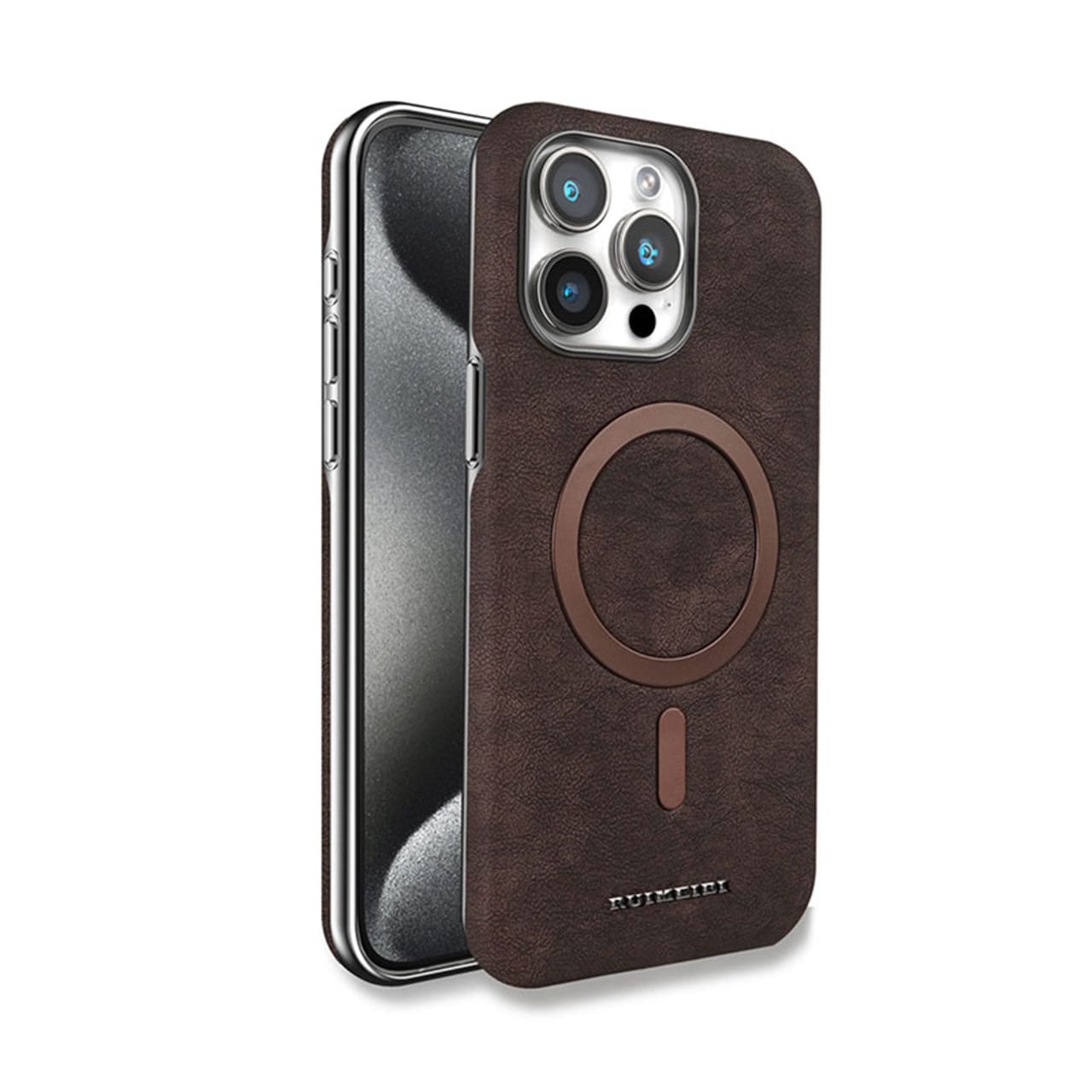 Classic Vintage Leather Magnetic Case - iPhone