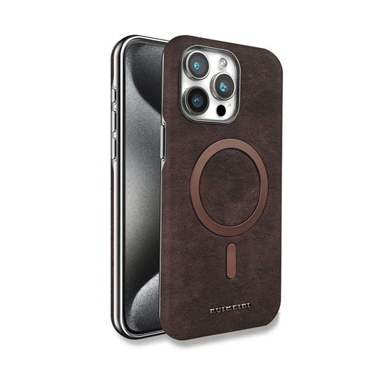 Classic Vintage Leather Magnetic Case - iPhone