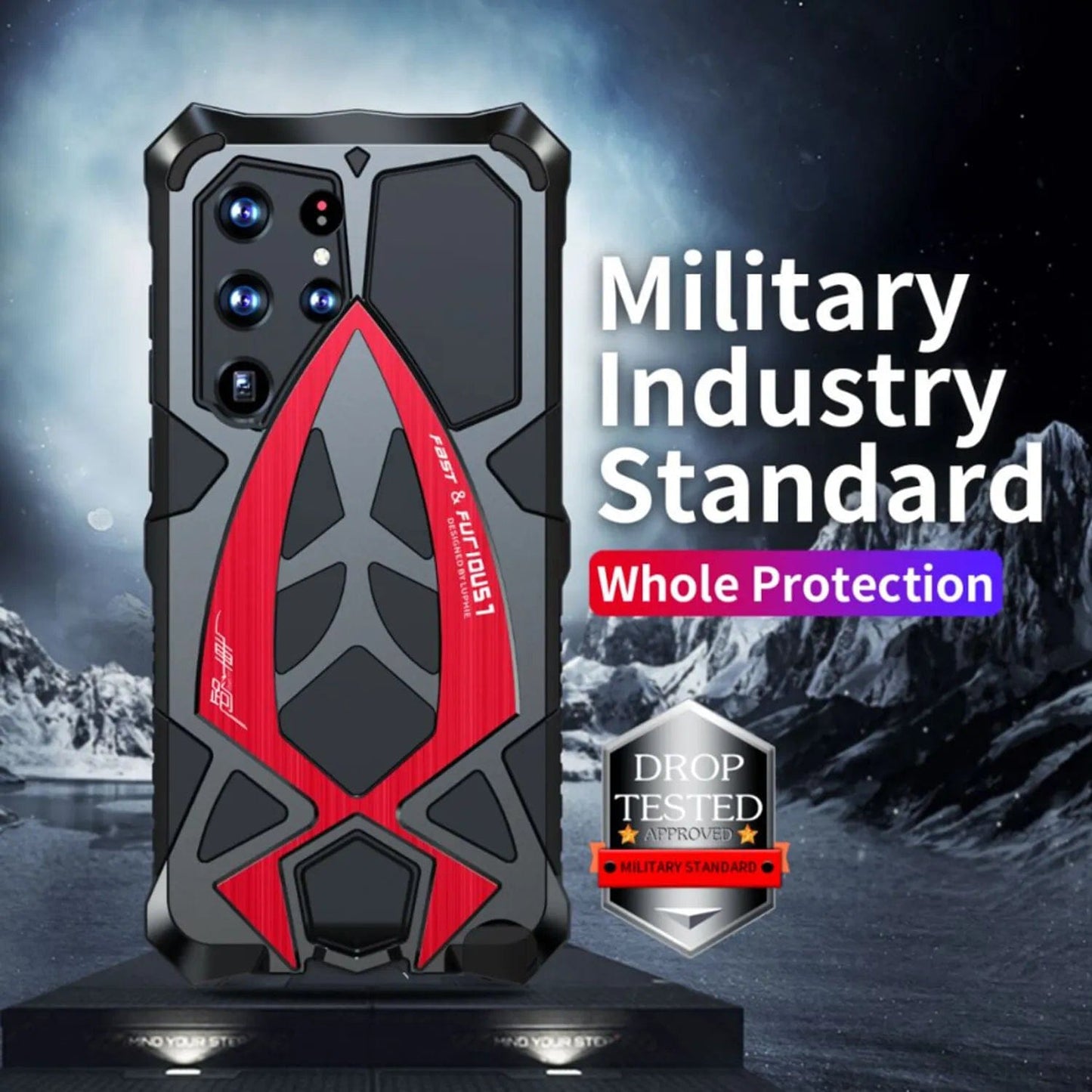 Armor Heavy Duty Shockproof Metal Case - Samsung