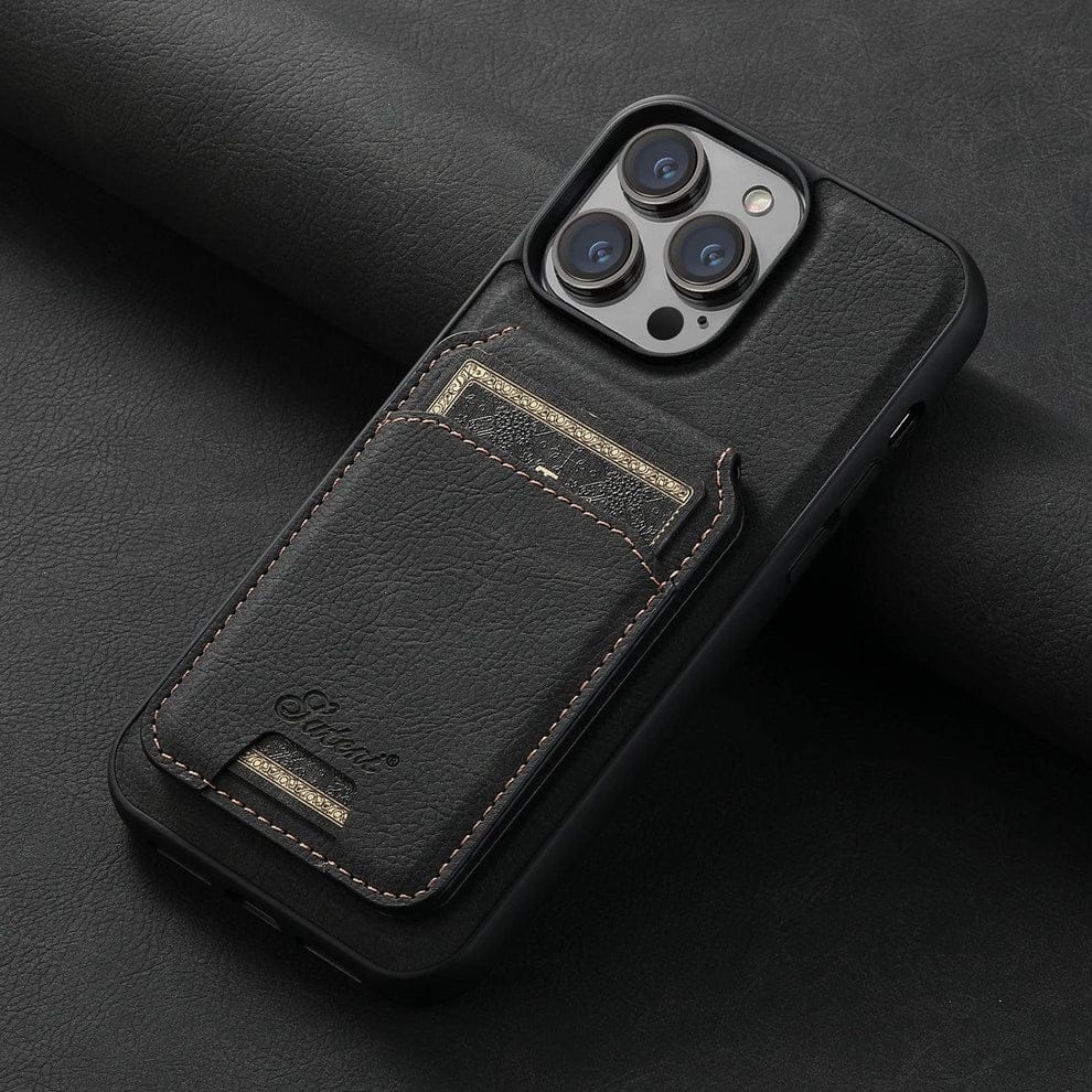 Premium Leather Magsafe Wallet Case for iPhone