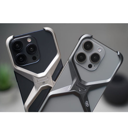Anti-Fingerprint Titanium XBumper Metal Case for iPhone