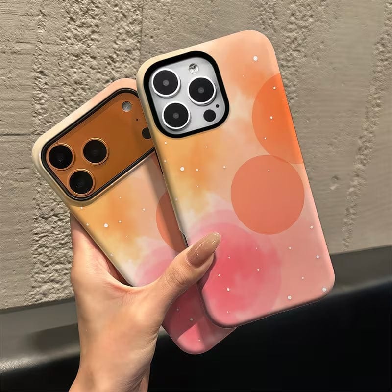 Peachy Dream Crystal Case For iPhone
