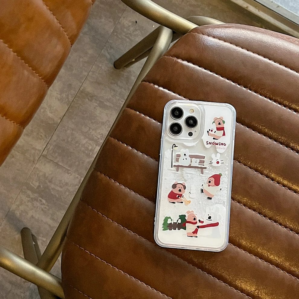 Cartoon Snow Burst Fantasy Case For iPhone