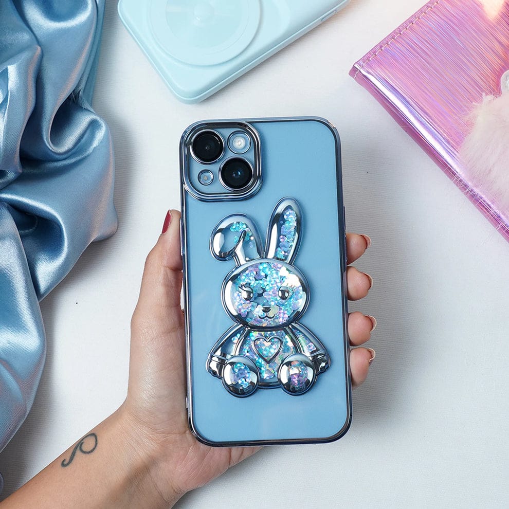 Transparent 3D Bear Protective Case For iPhone