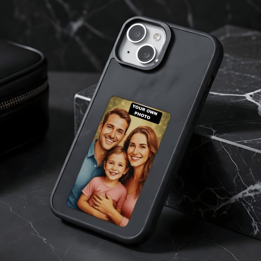 Black NFC Integration & E-Ink Technology Case for iPhone