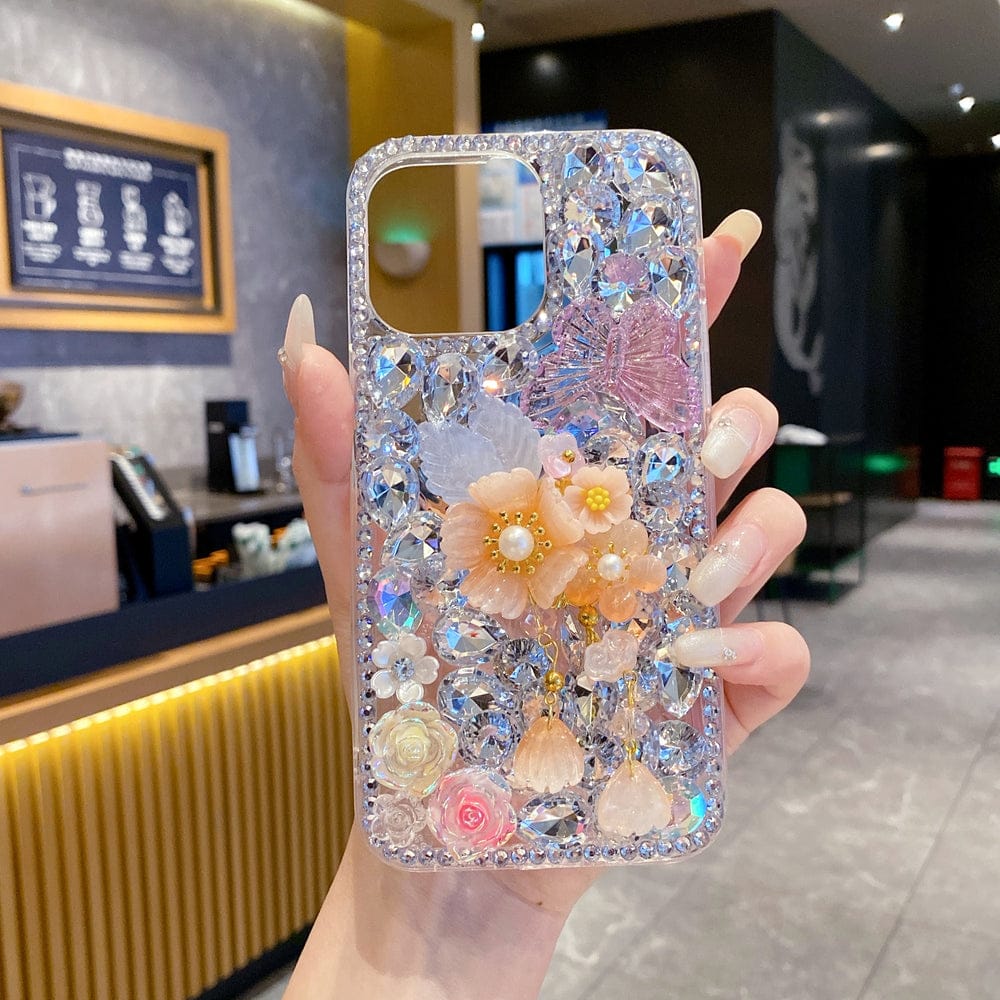 Floral Ice Queen Silicon Phone Case For iPhone