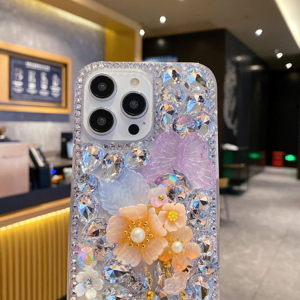 Floral Ice Queen Silicon Phone Case For iPhone