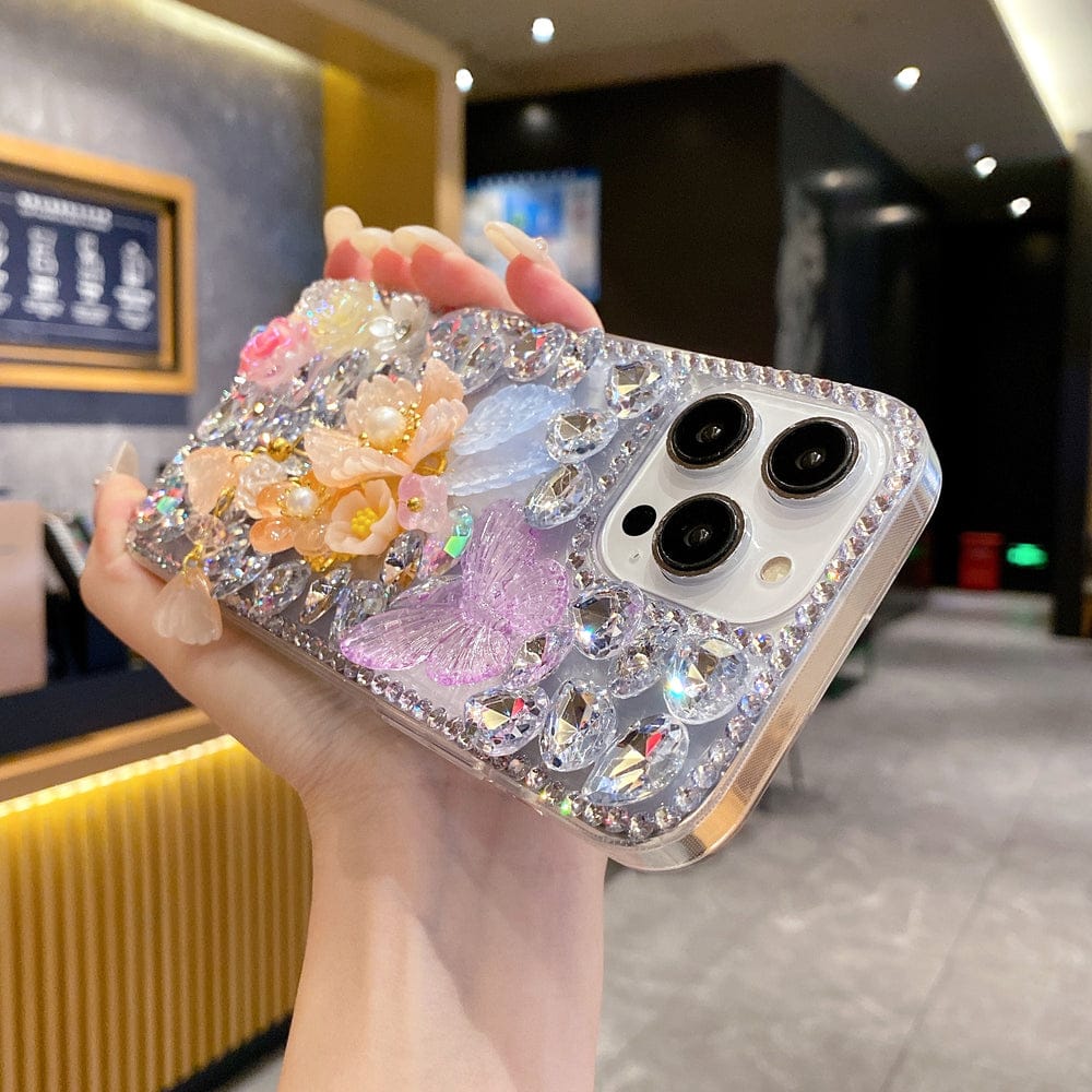 Floral Ice Queen Silicon Phone Case For iPhone