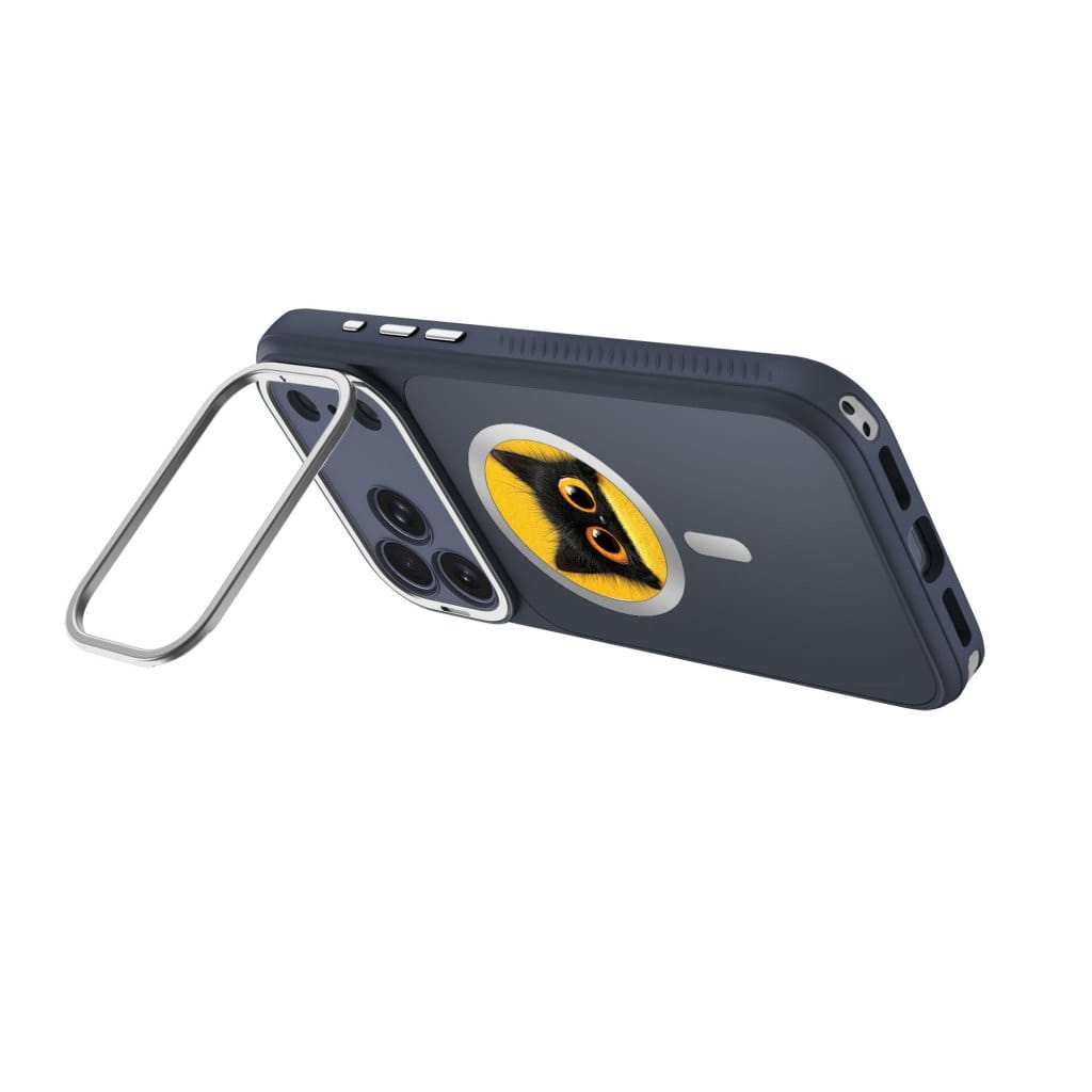 Ultra Thin Shockproof Magsafe Smart e-Ink Phone Case WIth Camera Lens Protection & Hidden Kickstand