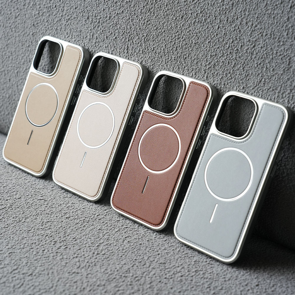 LeatherMag Armor Case - iPhone